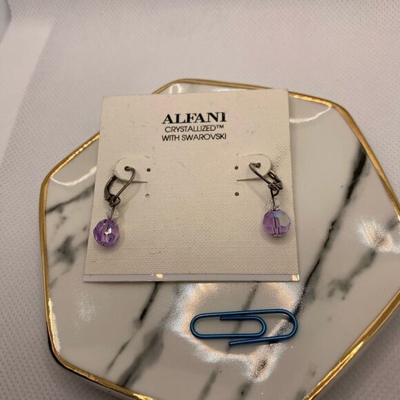 Alfani Swarovski Crystal Earrings - Picture 1 of 2
